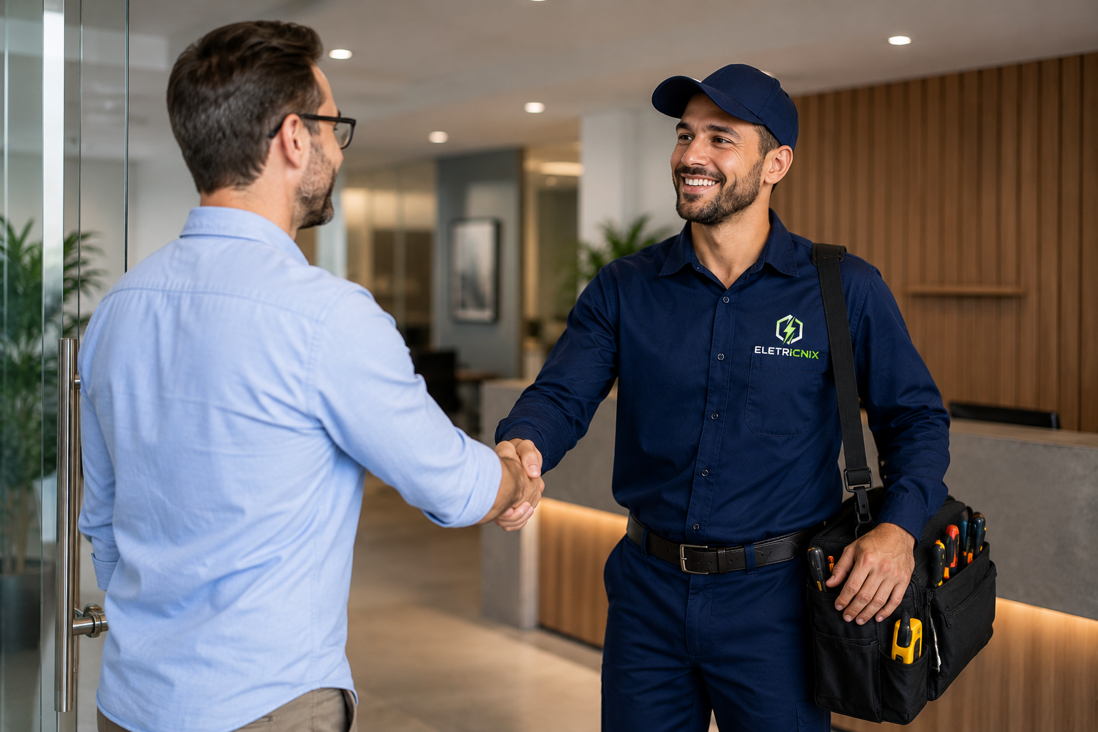 Eletricavix realizando manutenção elétrica comercial